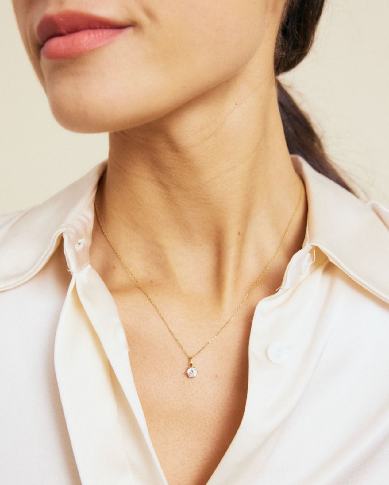 Crown necklace gold