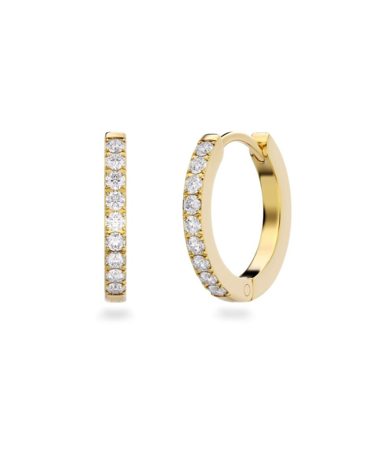 Glow hoops L gold