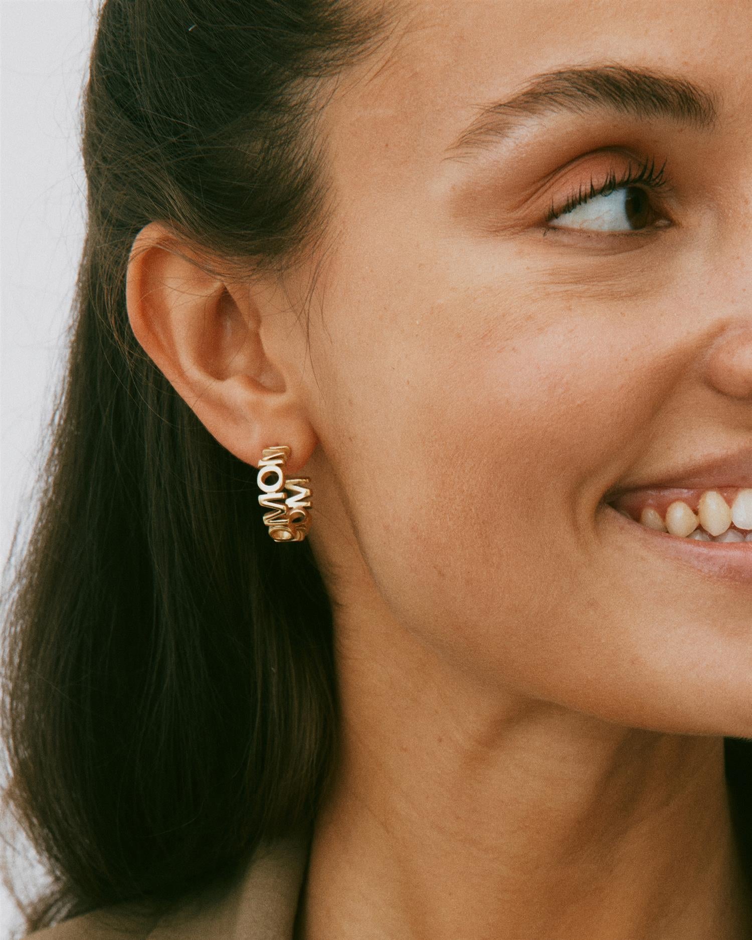 Mom multi hoops gold