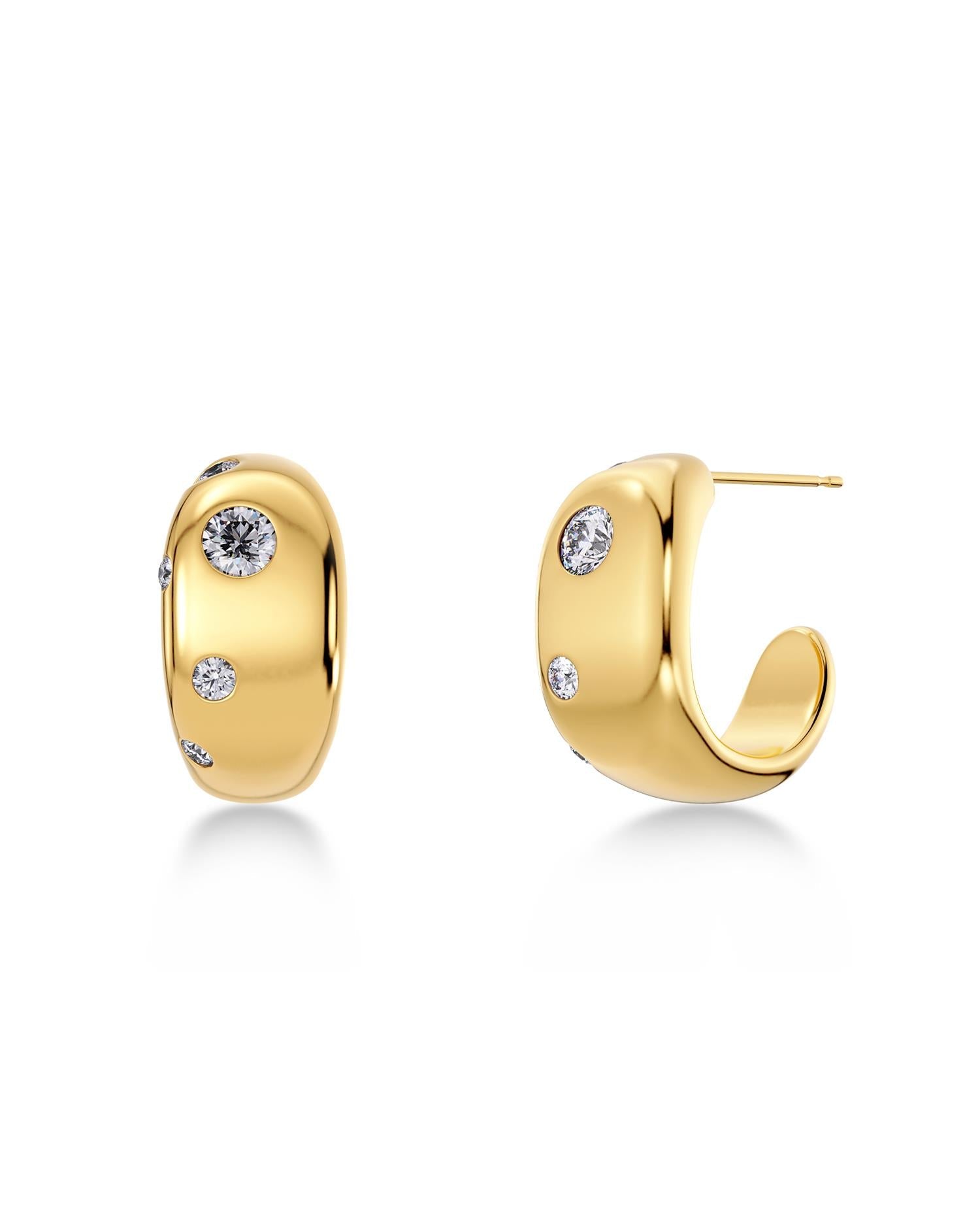 Selena hoops S gold