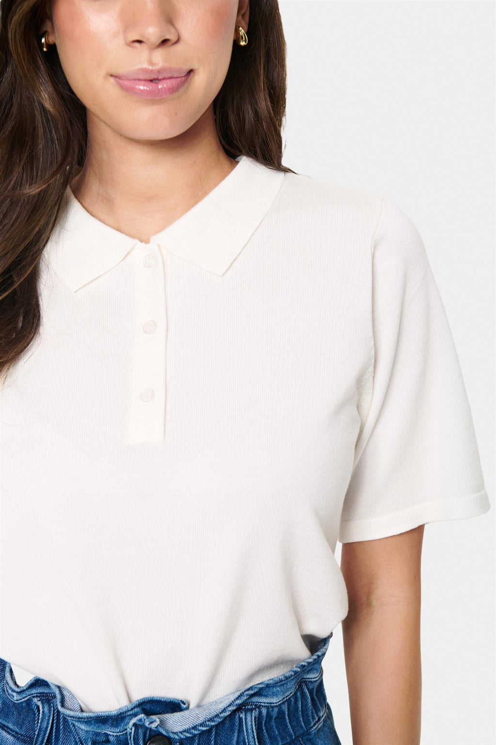 Mila polo ss pullover