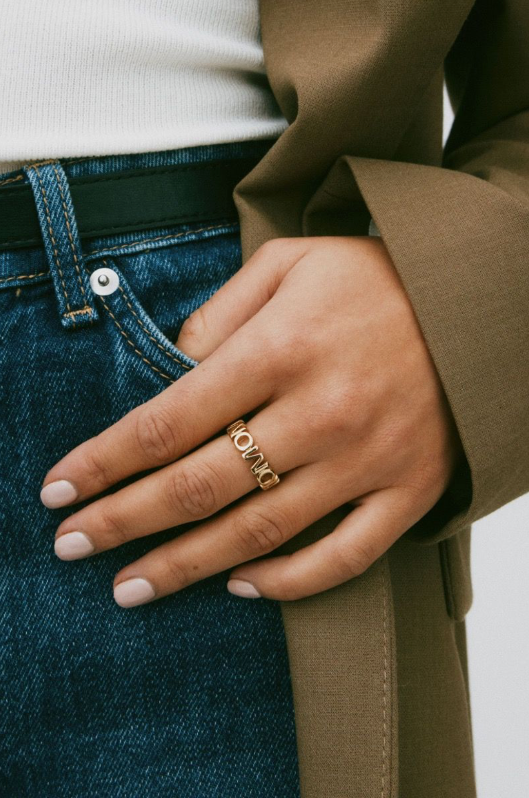Mom multi ring gold