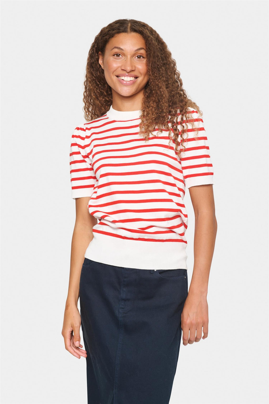 Mila ss stripe pullover