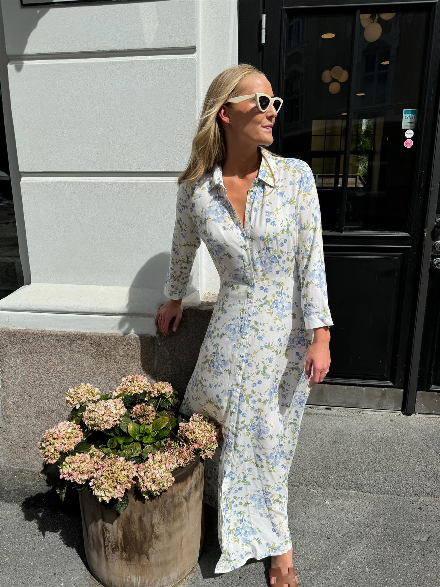 Savanna long shirt dress
