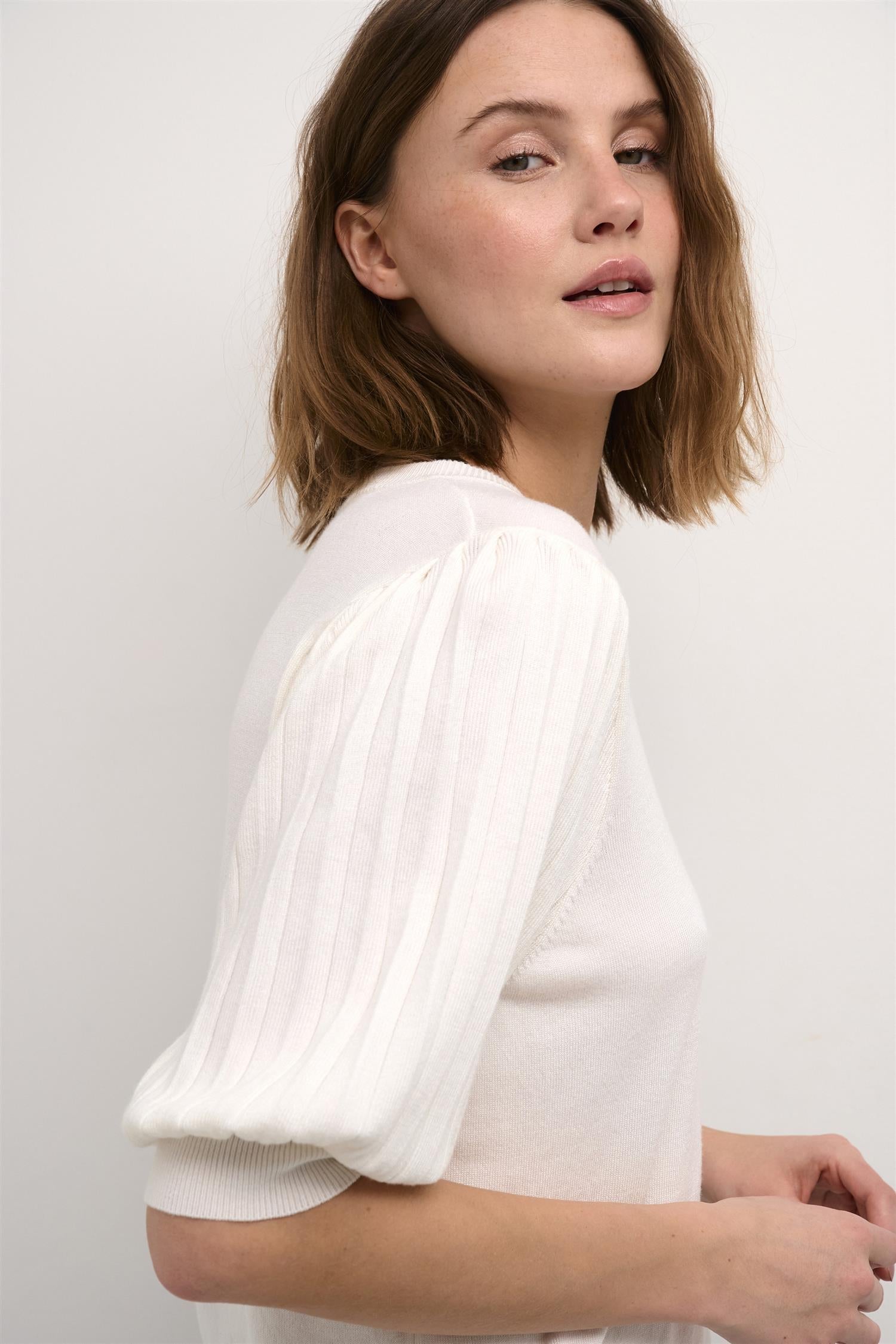 Lone knit pullover 1/2 sleeve