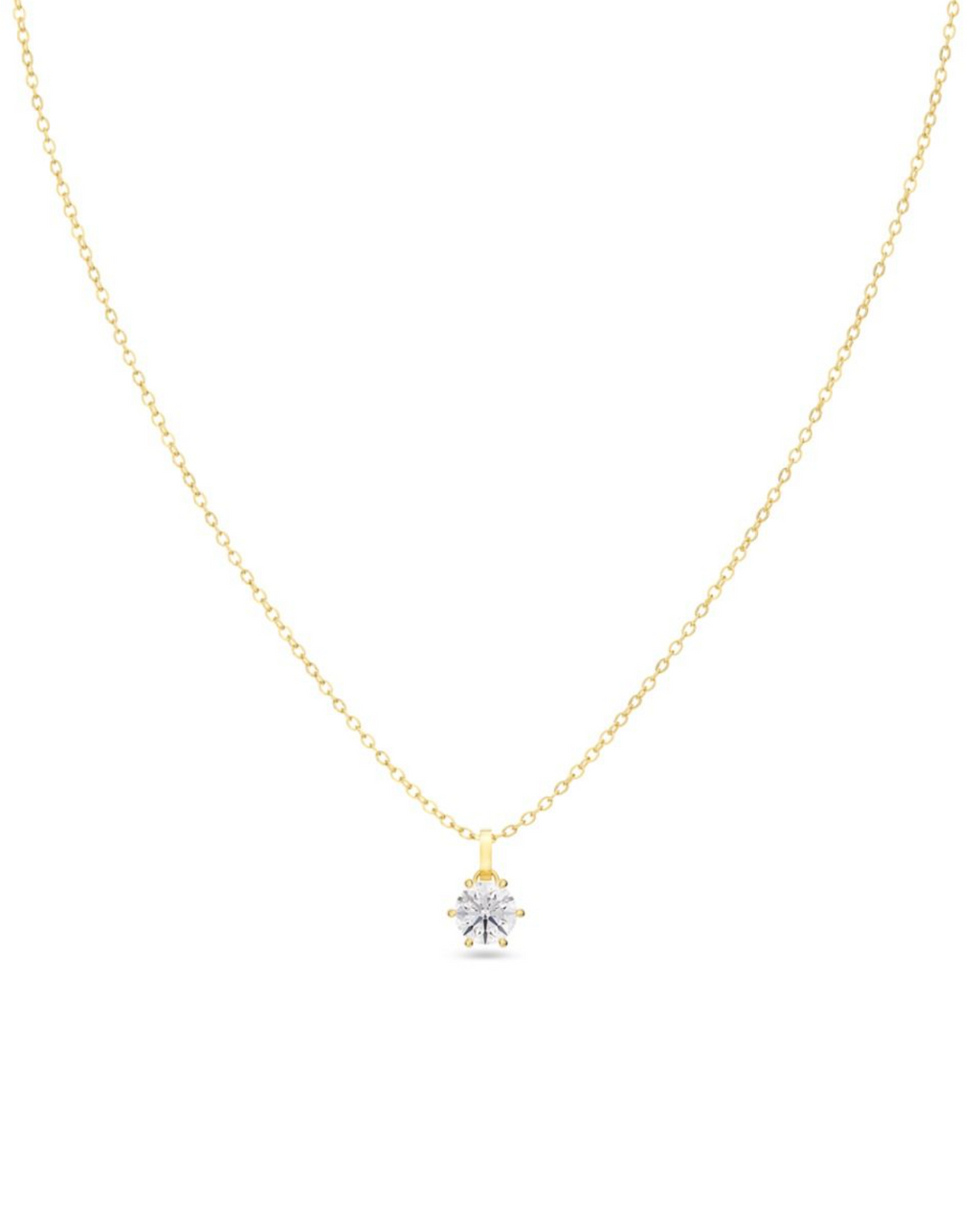 Crown necklace gold