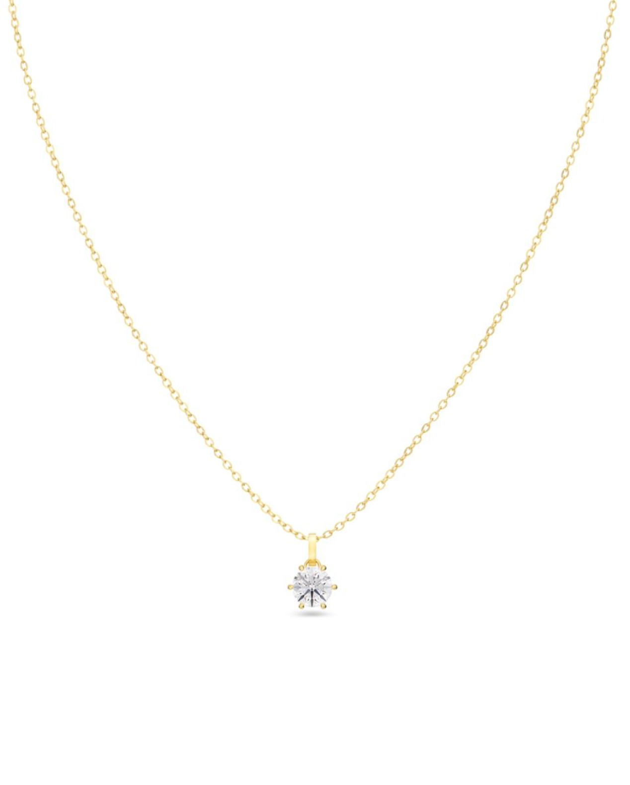Crown necklace gold