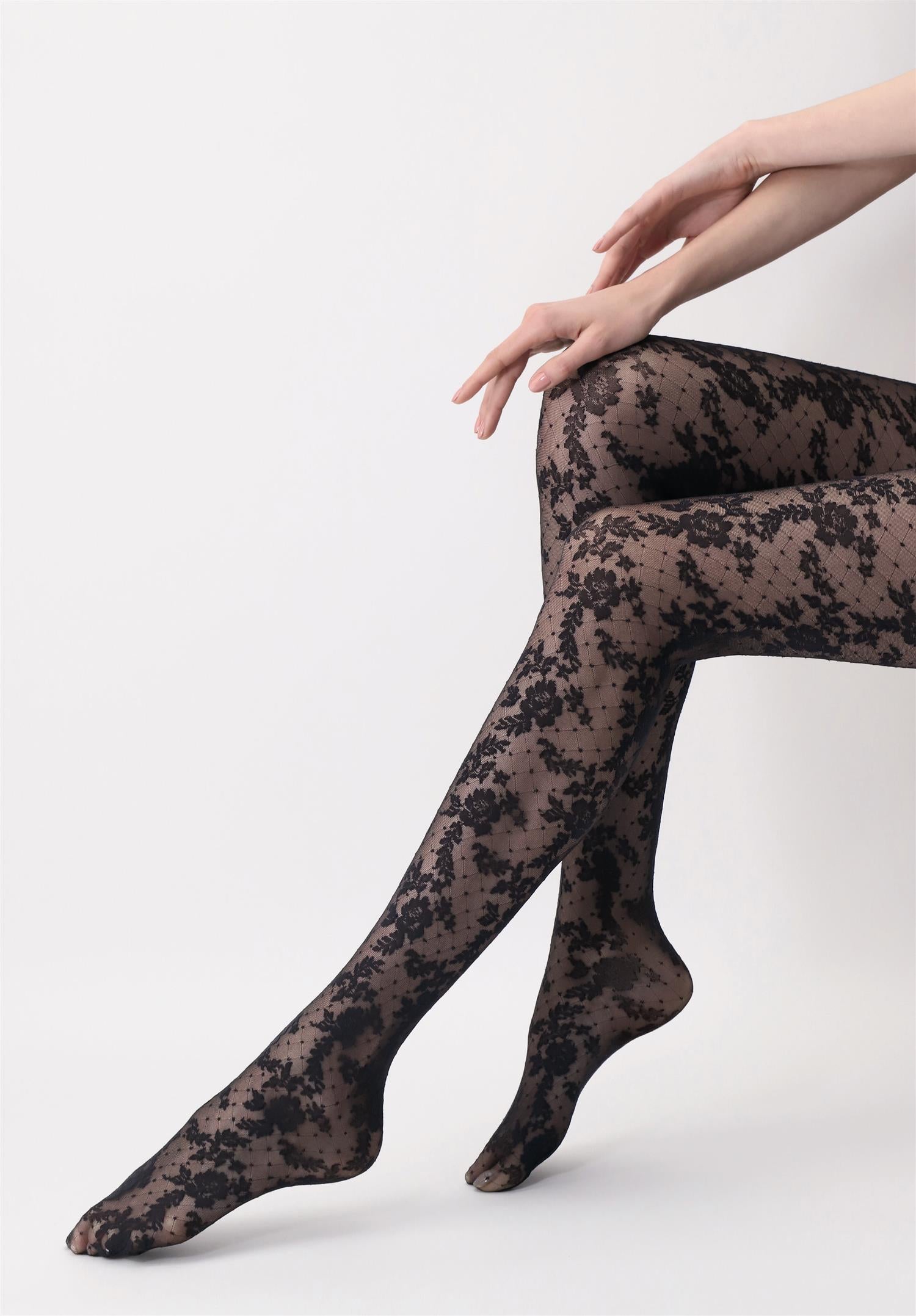 Sensuel lace tights 20