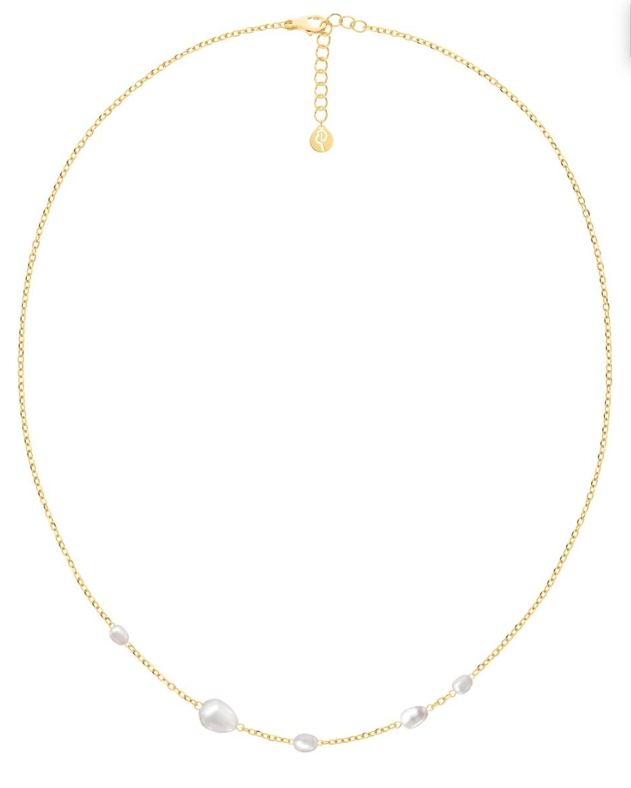 Ocean necklace gold