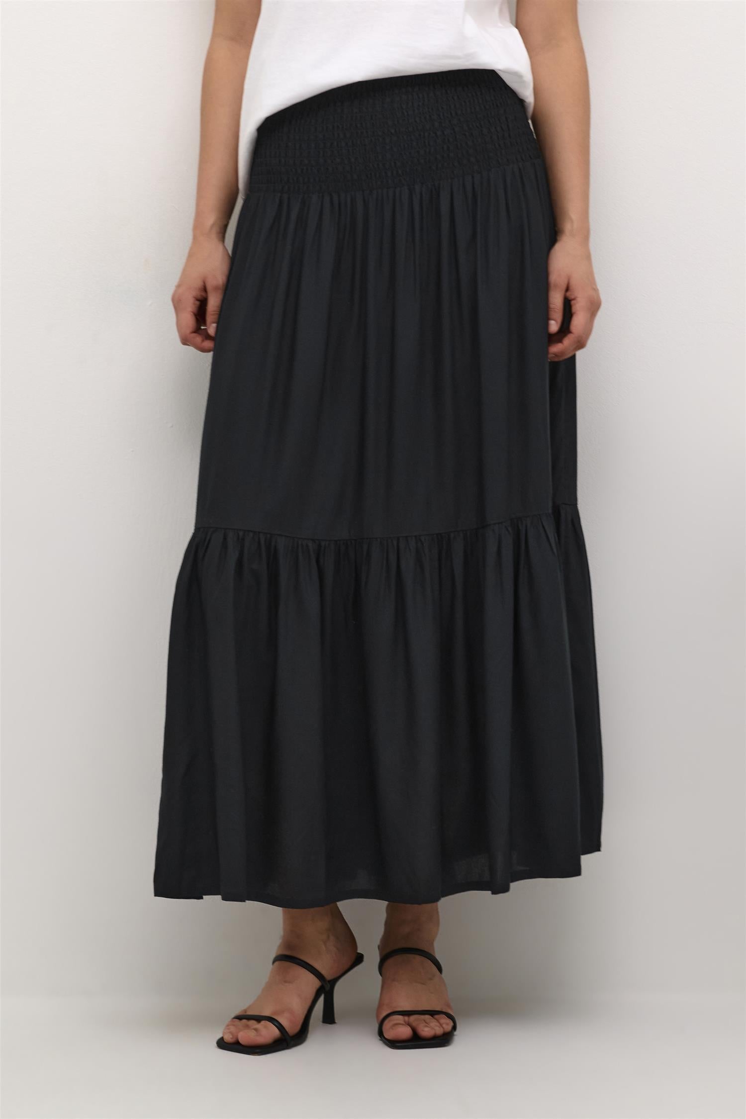 Maxi smock skirt