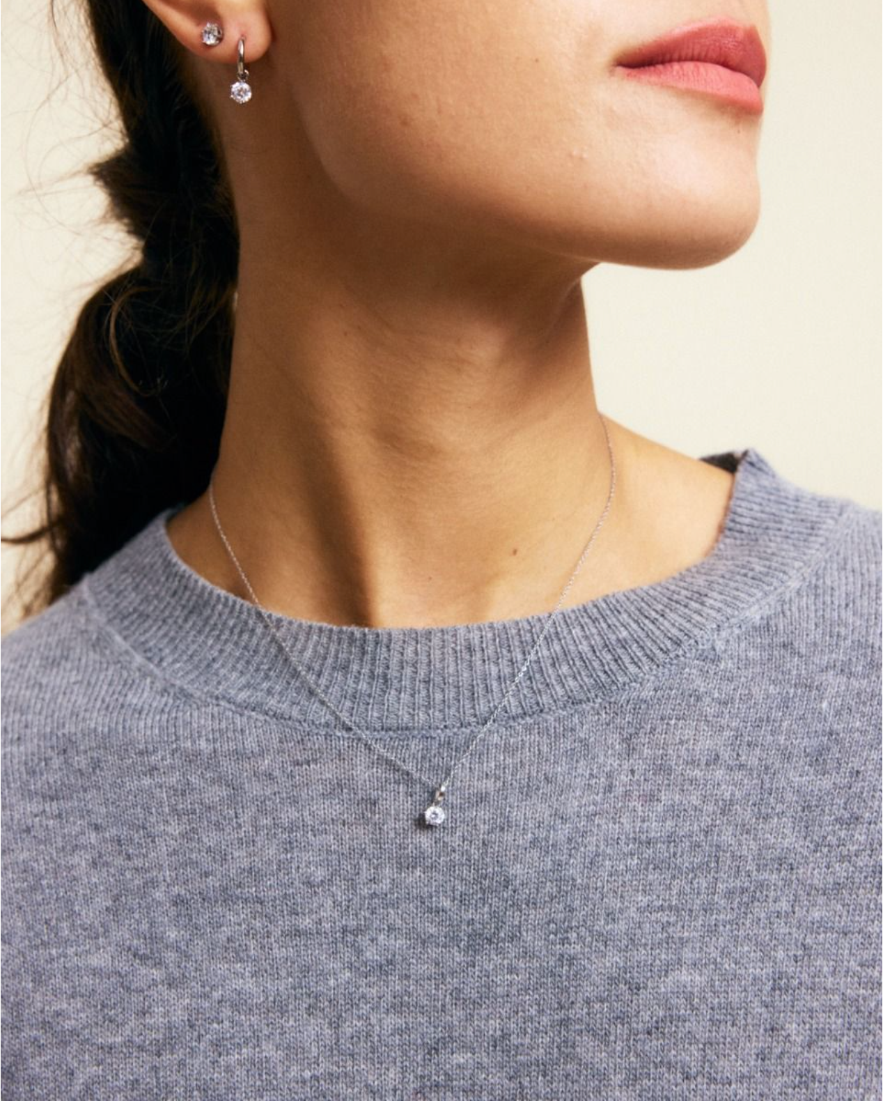 Crown necklace steel