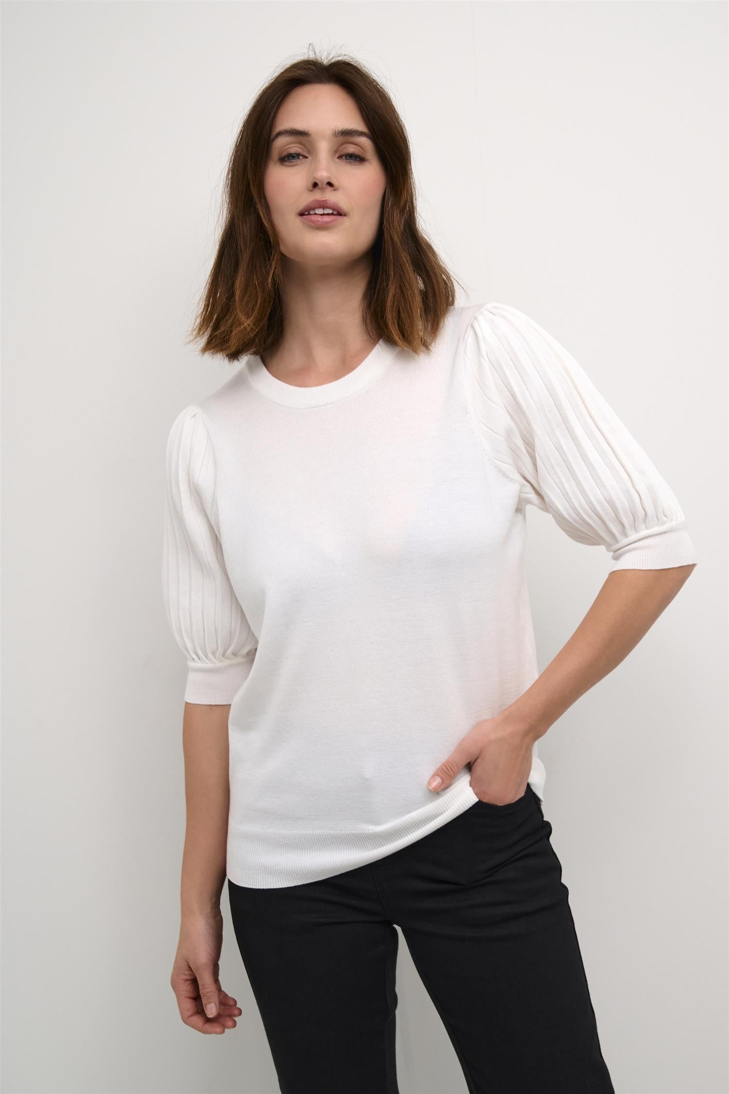 Lone knit pullover 1/2 sleeve