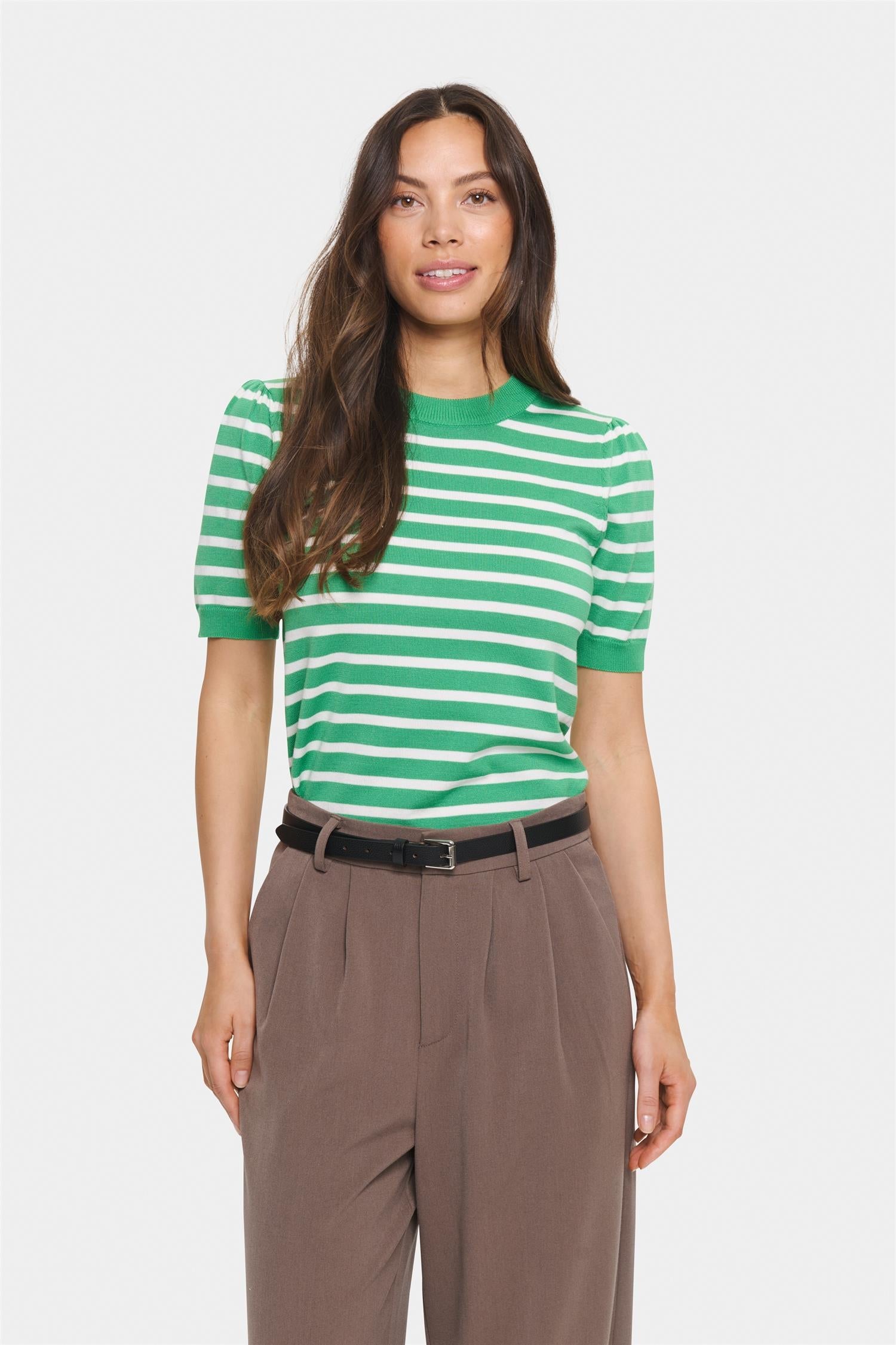 Mila ss stripe pullover
