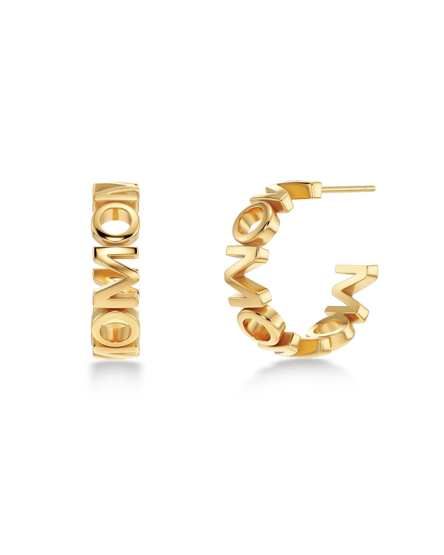 Mom multi hoops gold