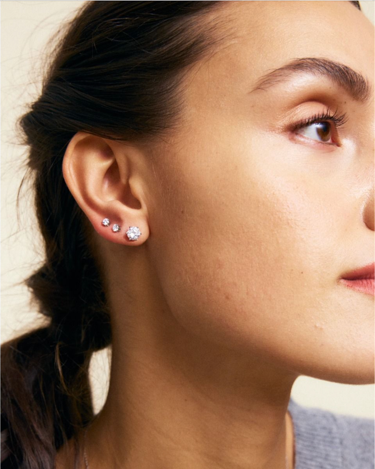 Crown studs L steel
