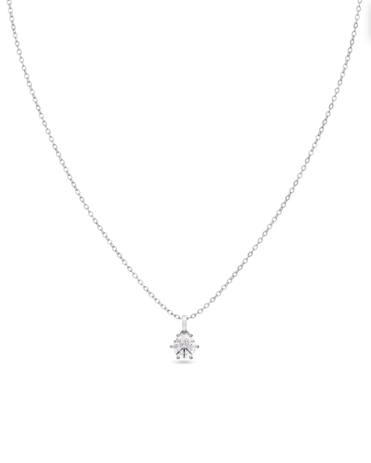 Crown necklace steel
