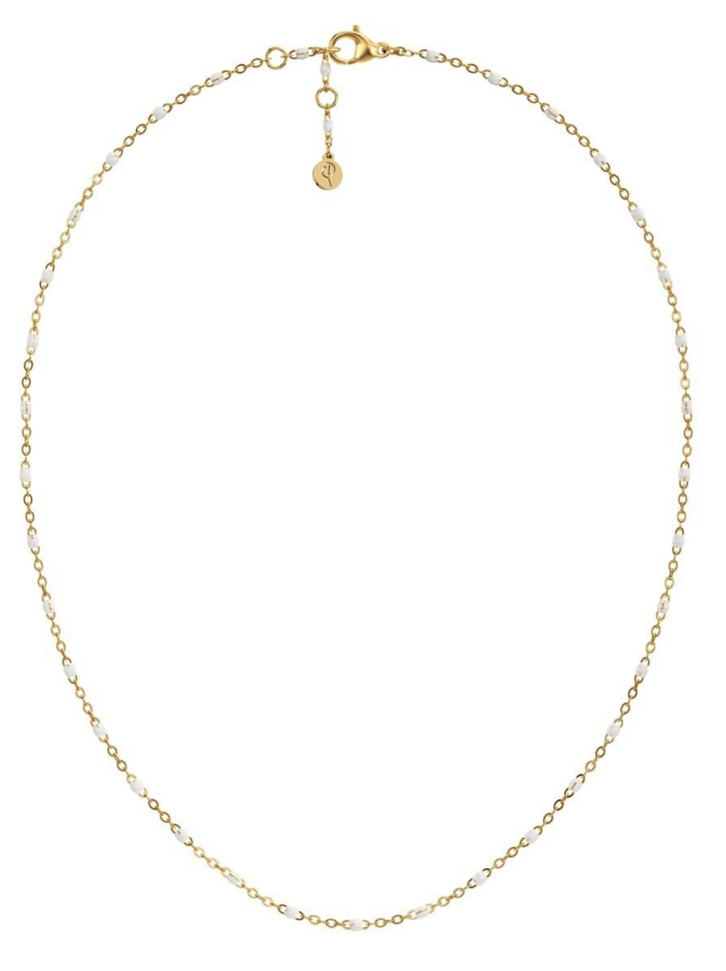 Perlina chain necklace white gold