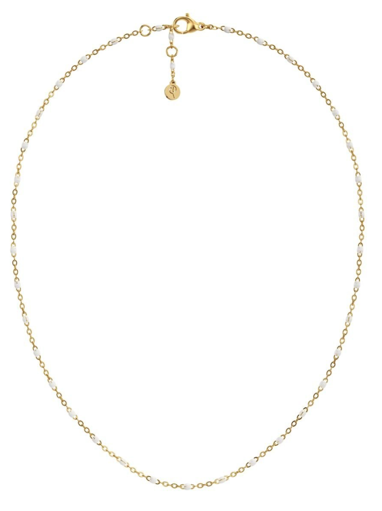 Perlina chain necklace white gold