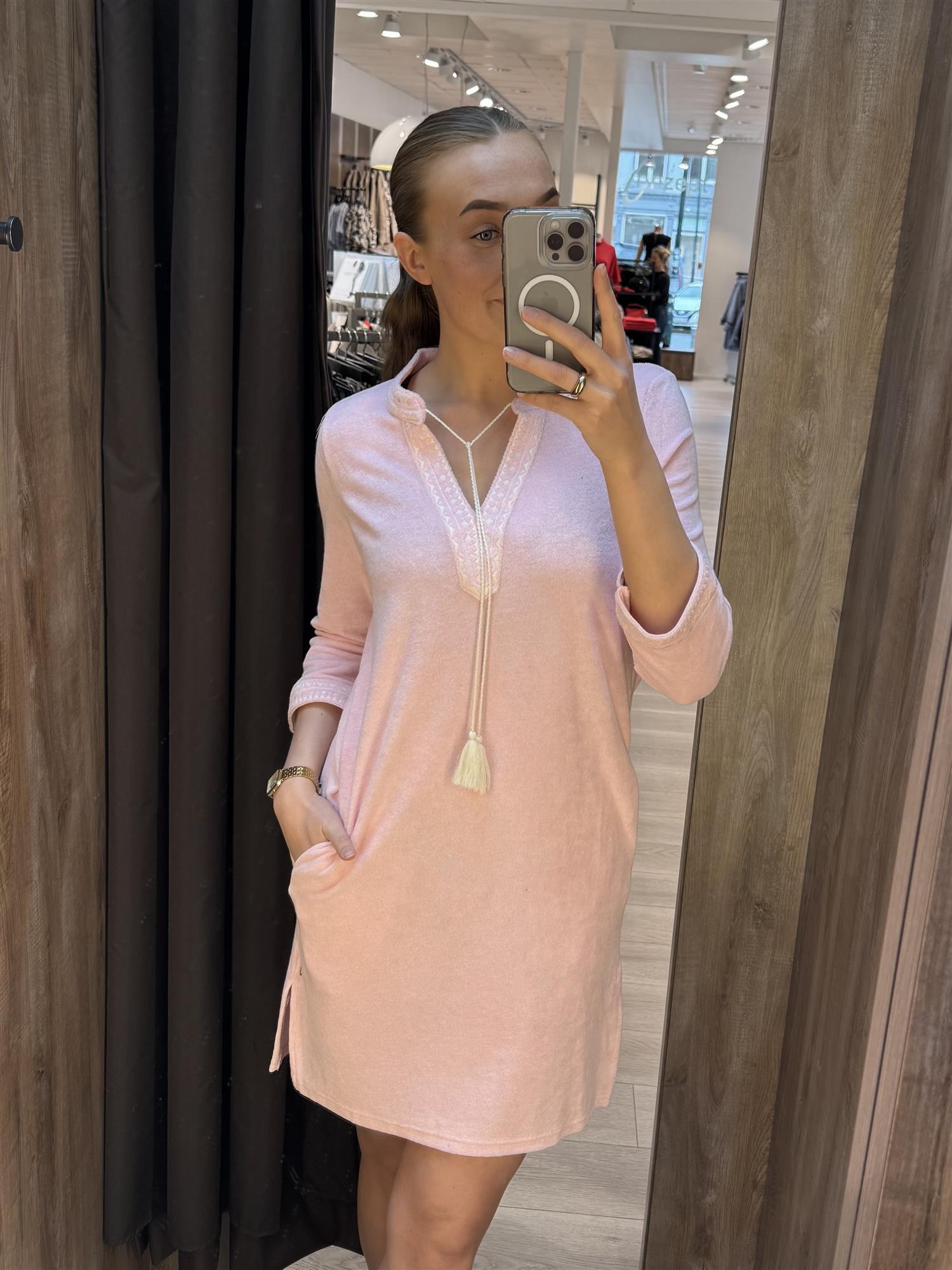 Kaftan short dress