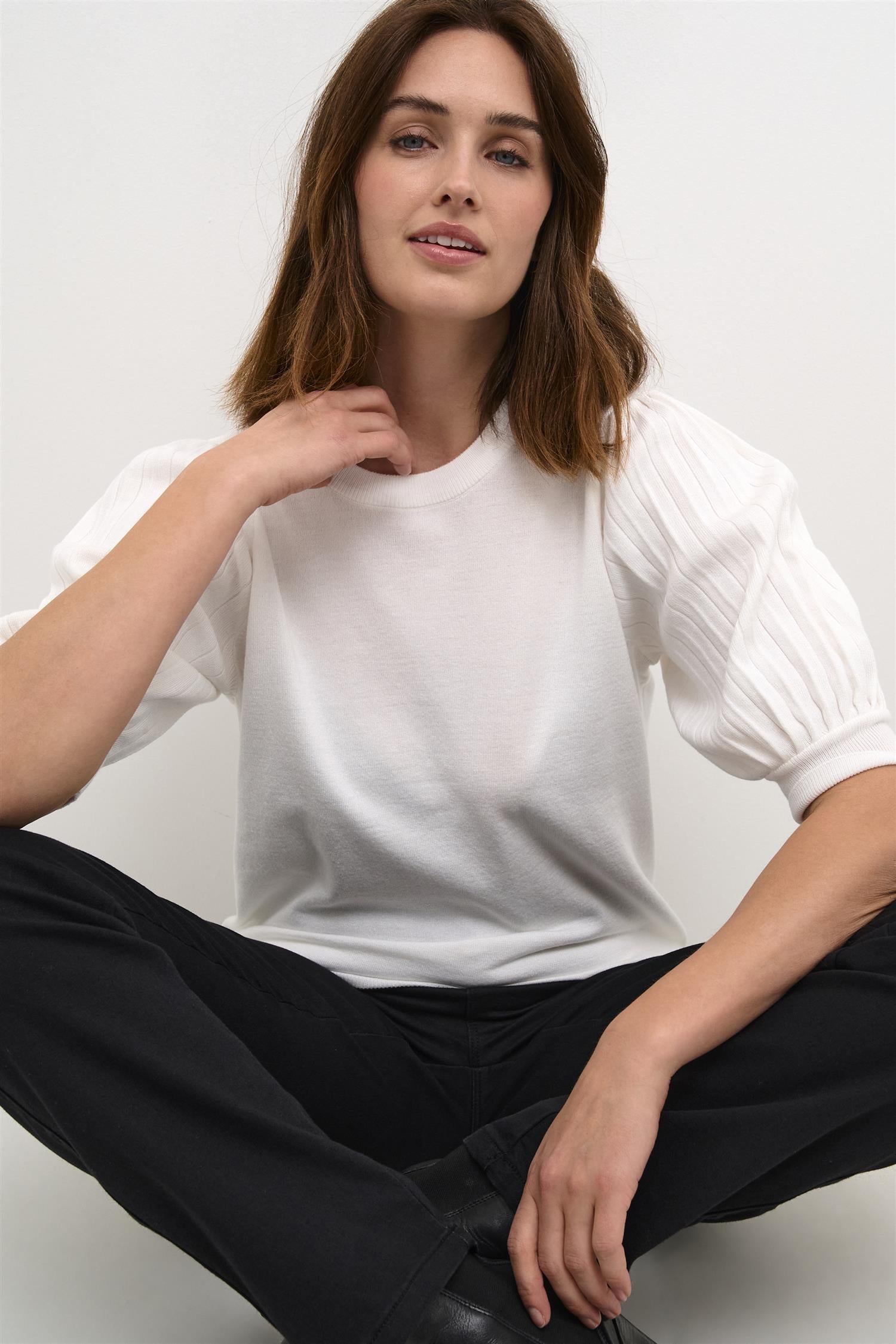 Lone knit pullover 1/2 sleeve