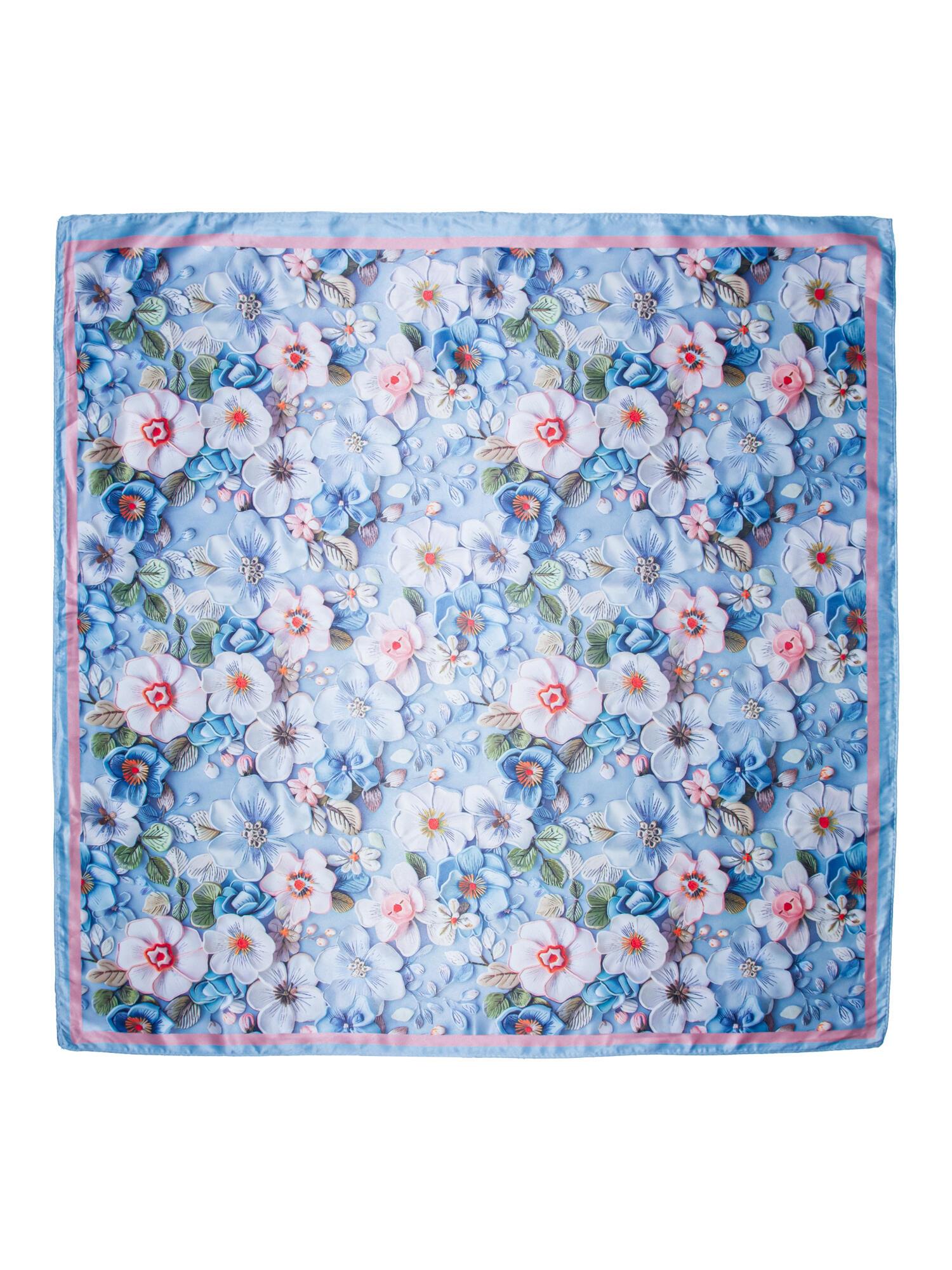 Skjerf m/blomster