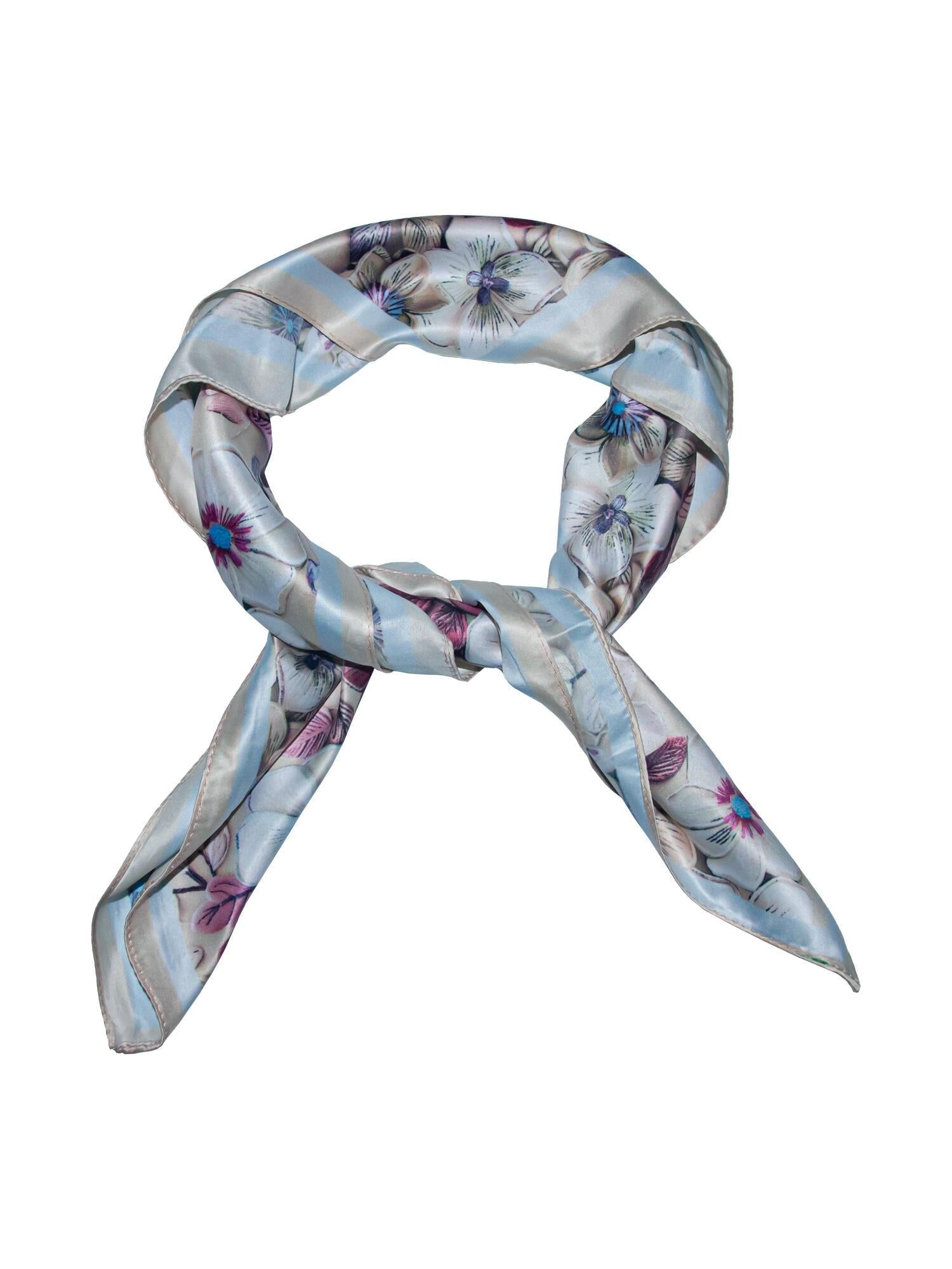 Skjerf m/blomster