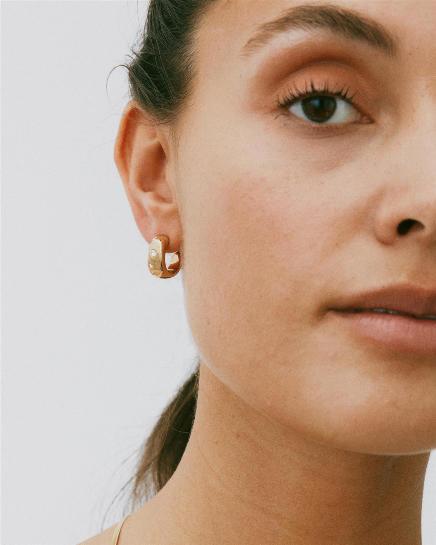 Selena hoops S gold