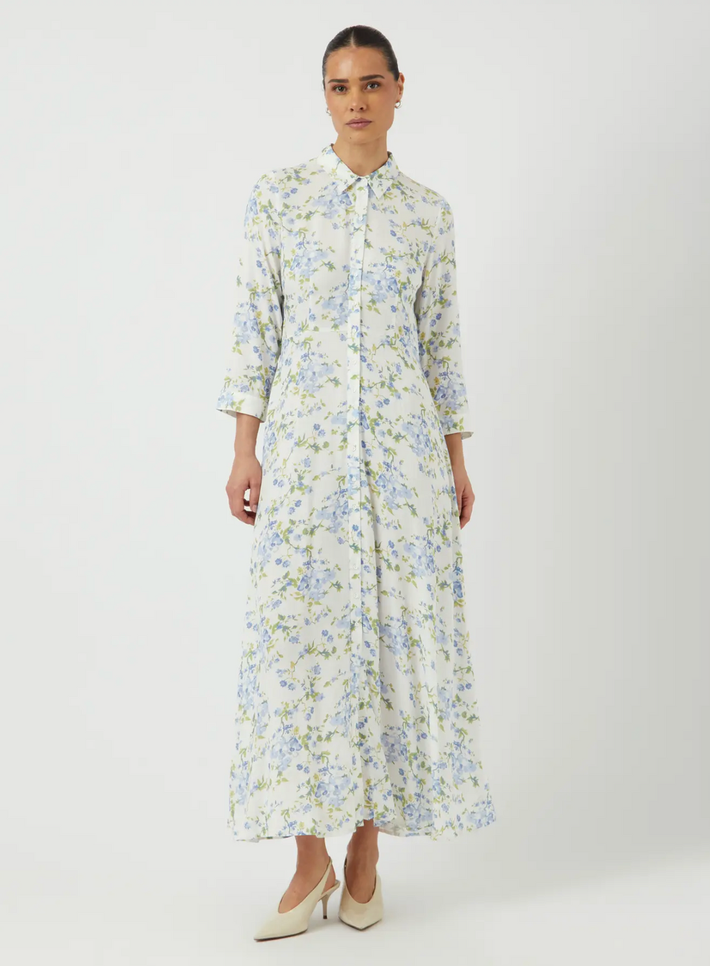 Savanna long shirt dress
