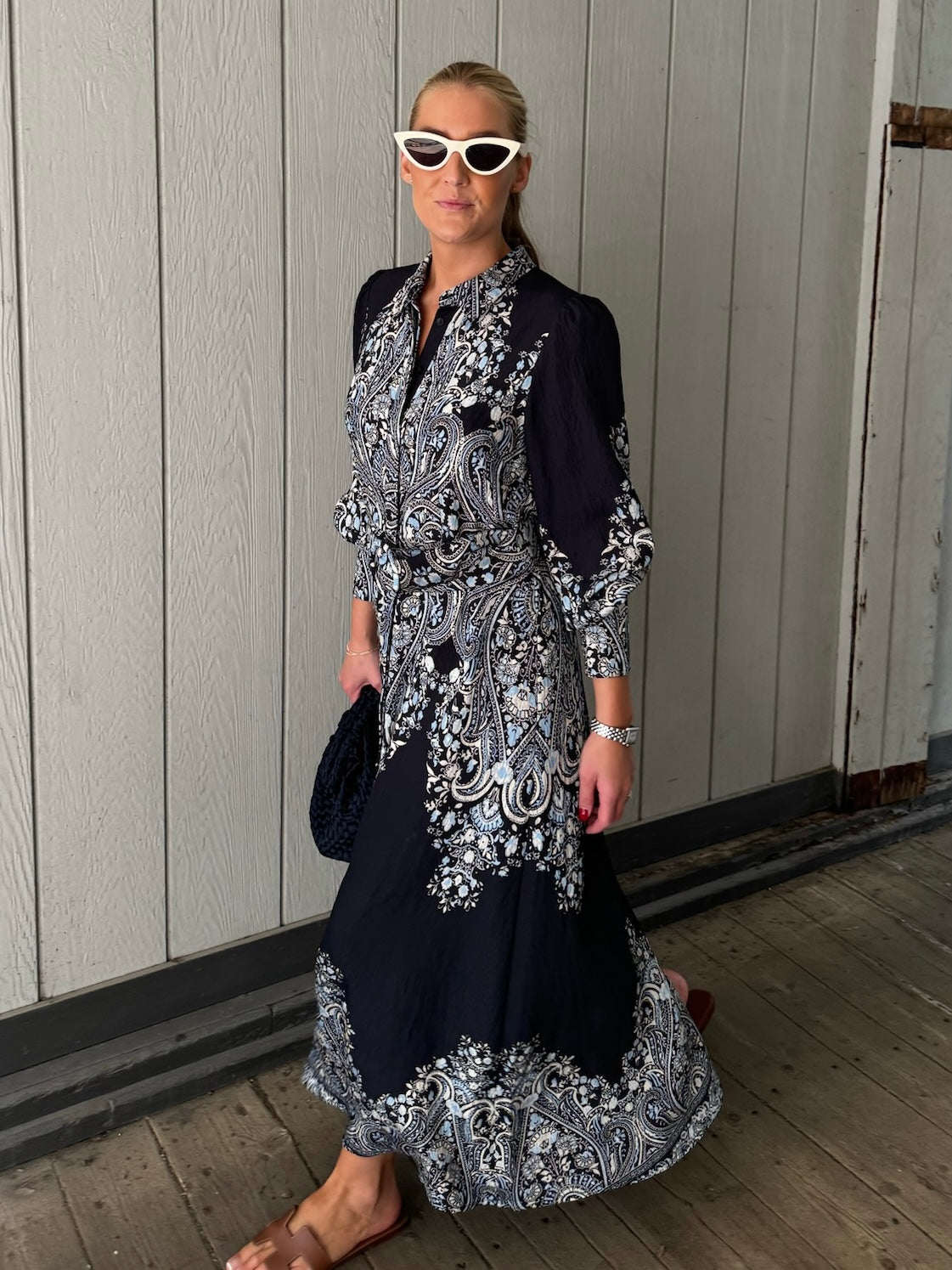 Birma ls long shirt dress
