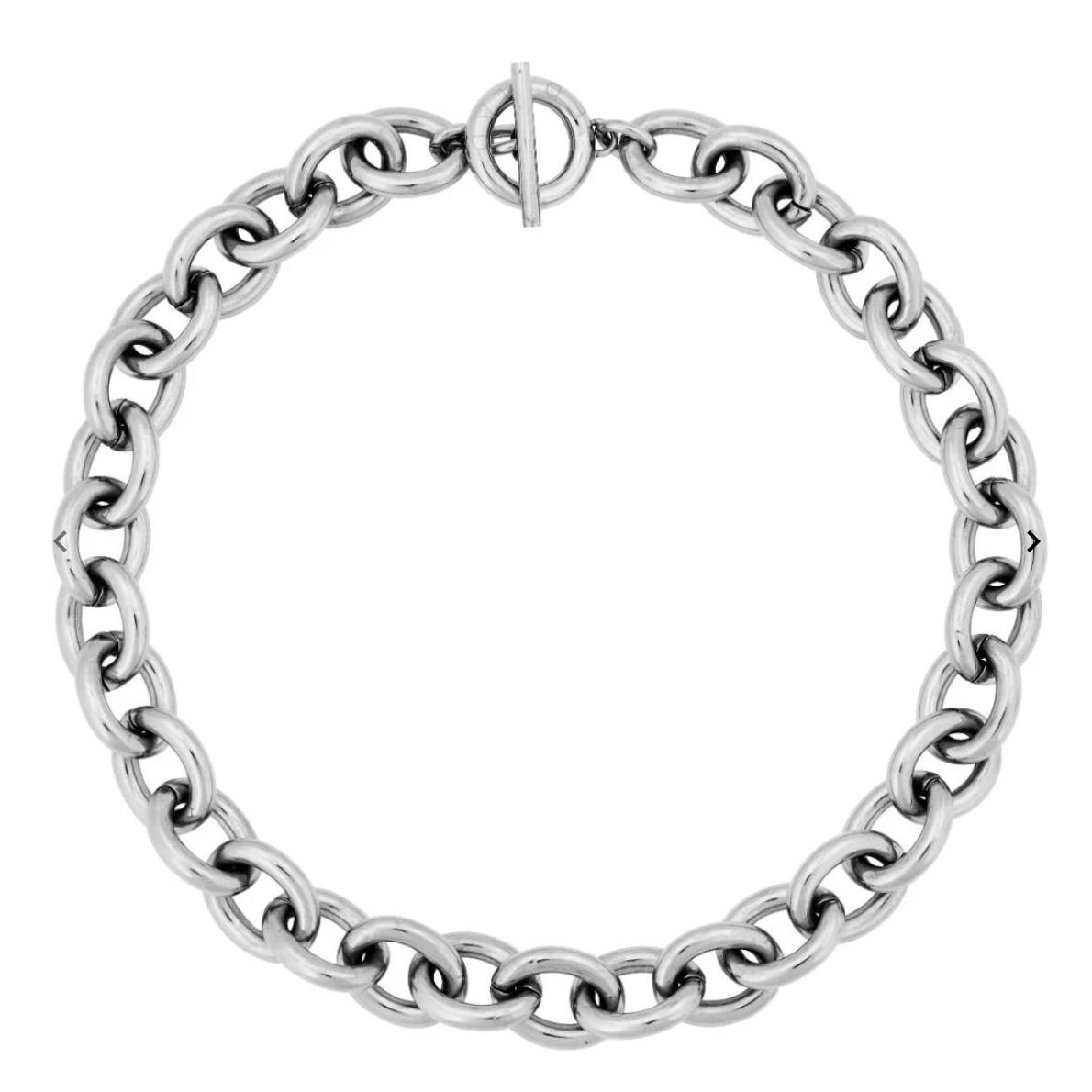 Ample necklace steel