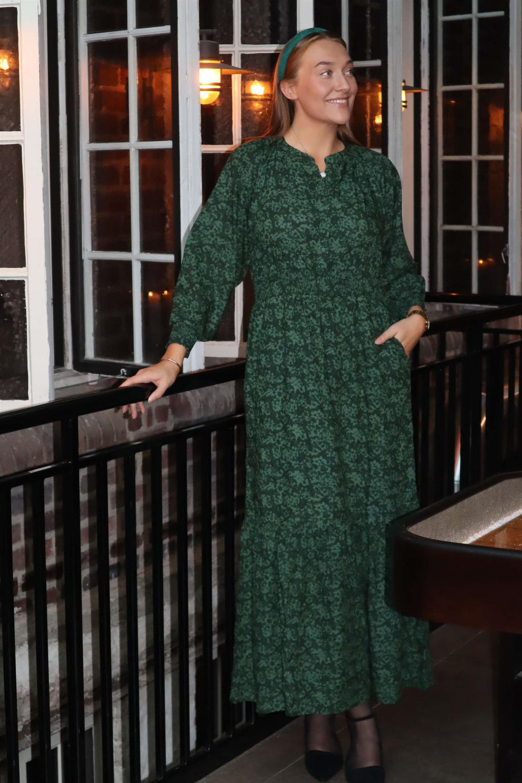 Oline button dress