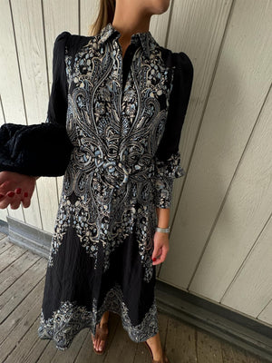 Birma ls long shirt dress