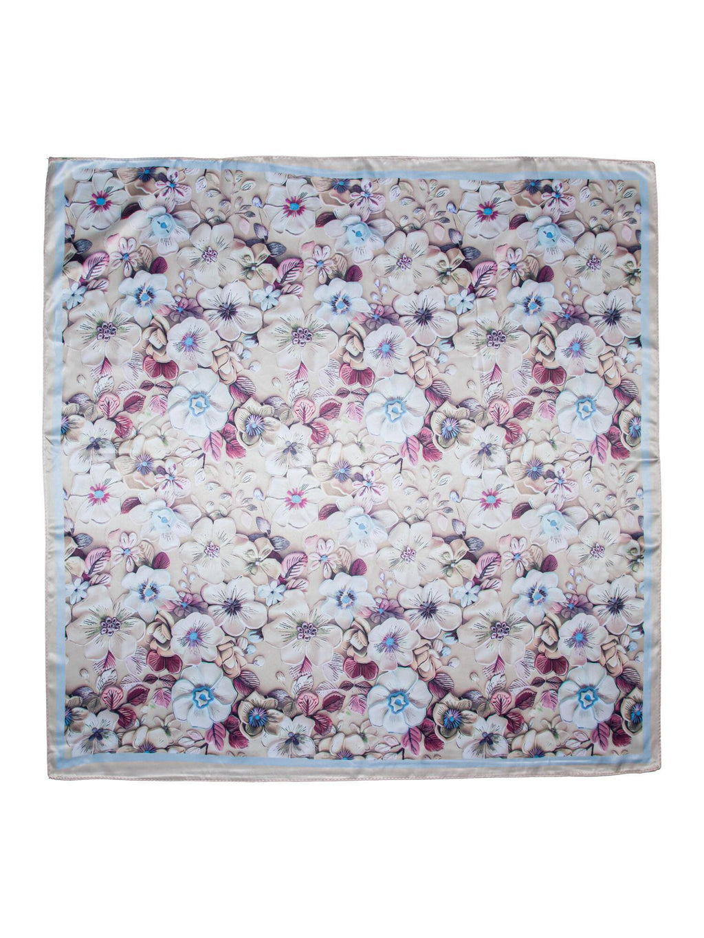 Skjerf m/blomster