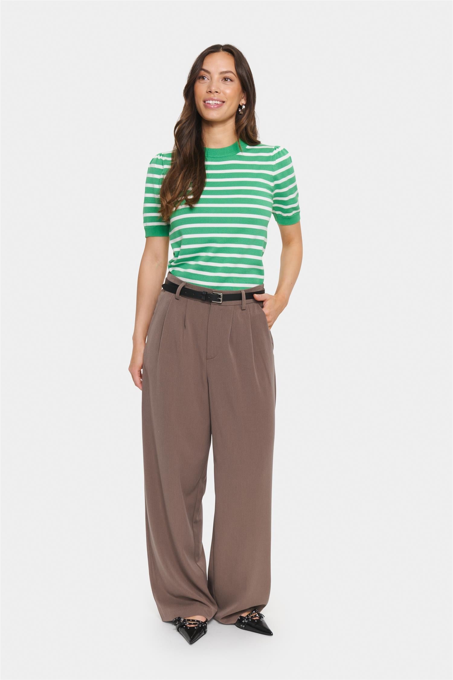 Mila ss stripe pullover