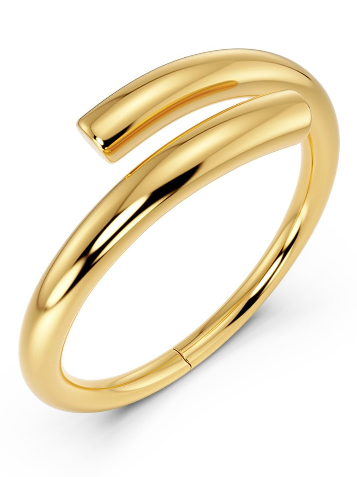 Sweep bangle gold