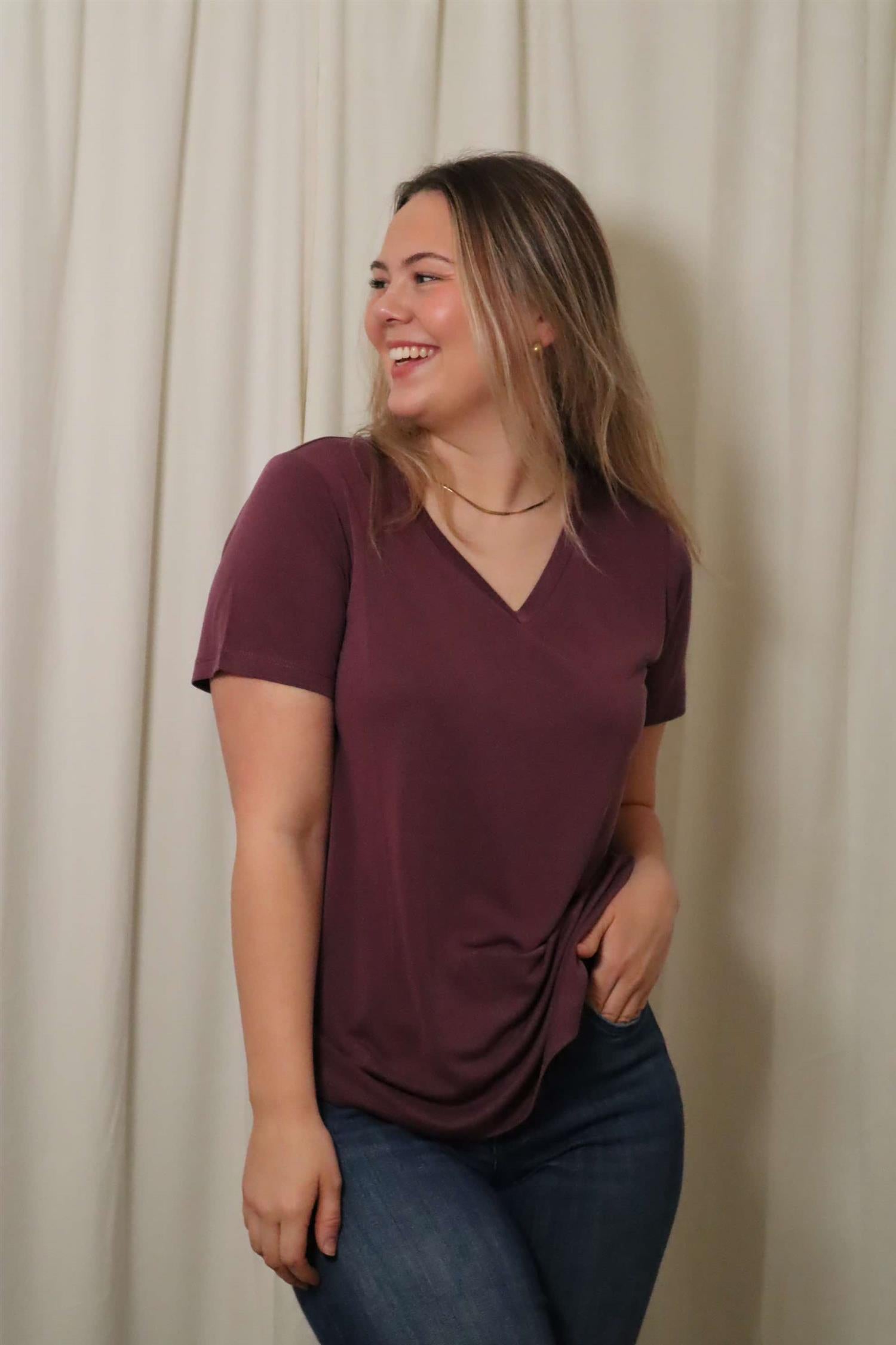 Nina t-shirt Ny V-neck