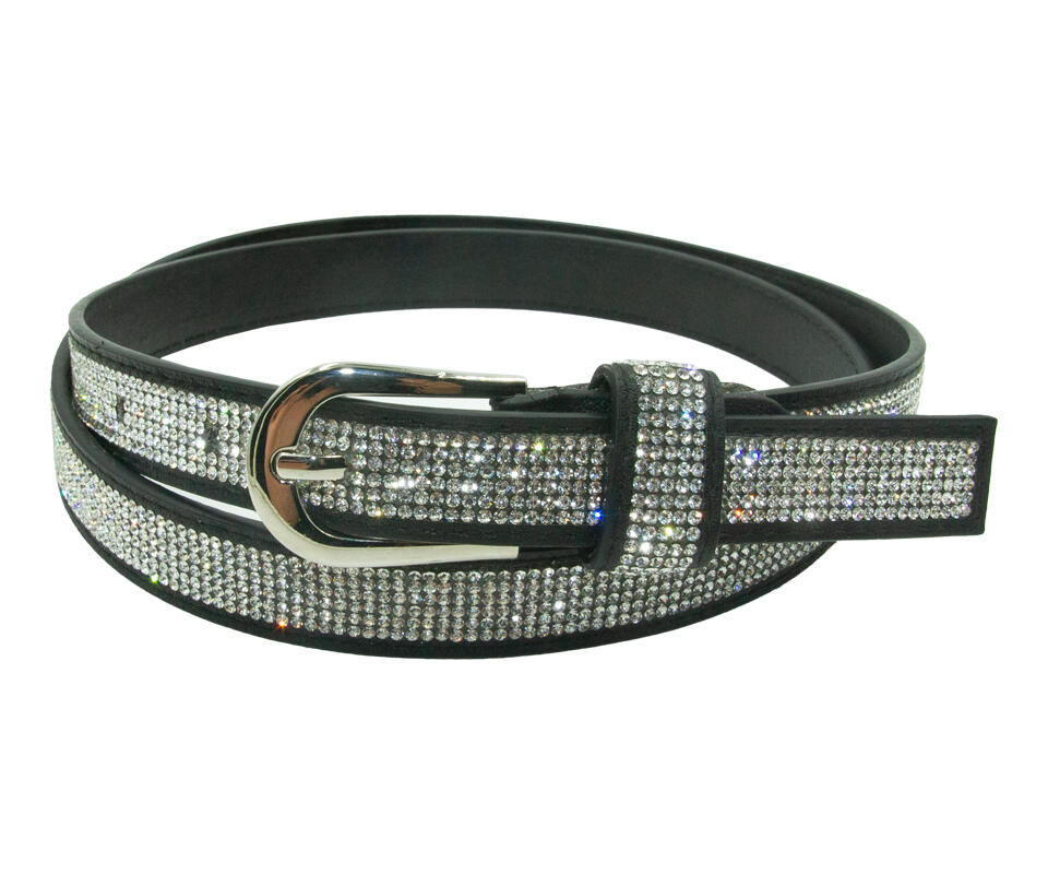 Belte m/strass all over