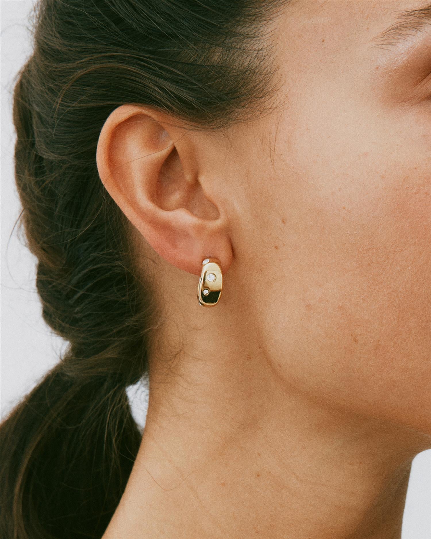 Selena hoops S gold