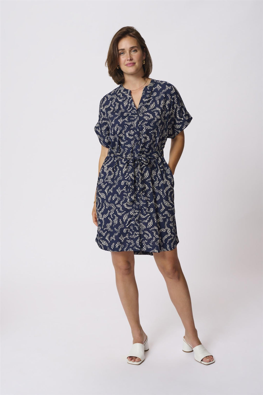 Barton shirt dress