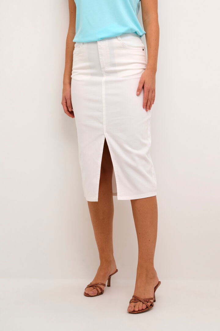 Zelina long denim skirt